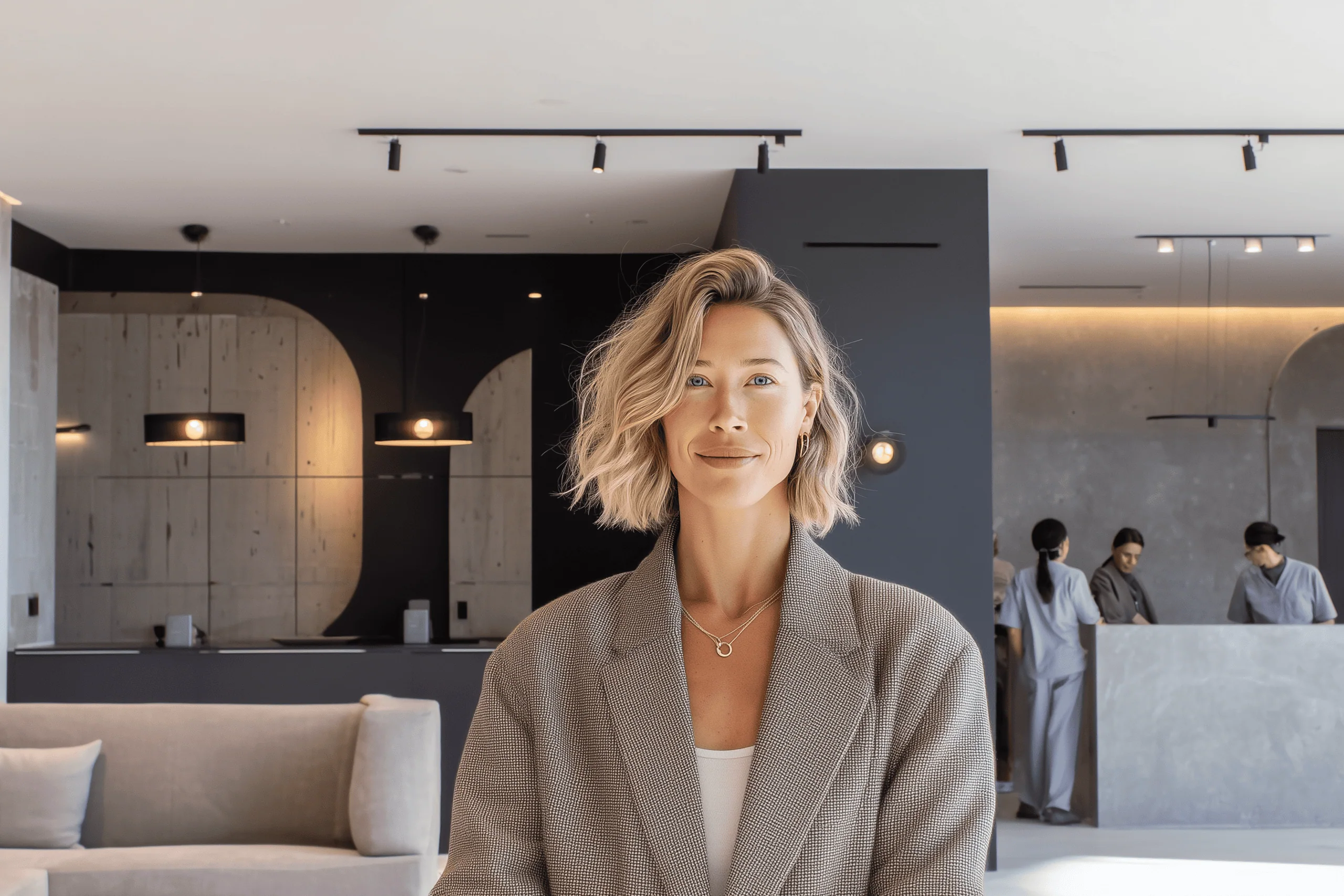 Business owner in a professional office setting